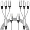 3-in-1 Multi Charging Cable (2 Pack) - 5FT Universal