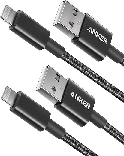 Anker 6ft MFi Lightning Cable 2-Pack – Durable & Fast