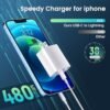 Fast Charging iPhone Charger 2-Pack with 6&10FT Cables