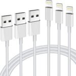 Hi-Mobiler 3-Pack MFi Lightning Cables - 6FT Fast Charge