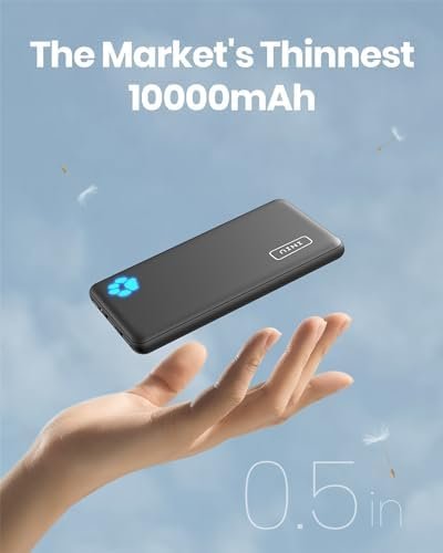 INIU Slimmest 10000mAh Fast Charging Power Bank